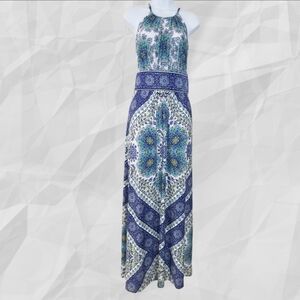 B. Calm Maxi Halter Style Dress L